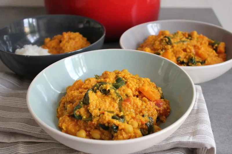 Le curry quinoa-pois chiches à la façon Deliciously Ella sans gluten