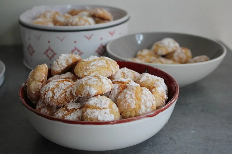 Biscuits aux amandes : Ghriyba