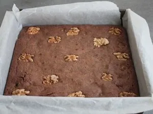 Brownies aux noix et  à la farine de Teff sans gluten