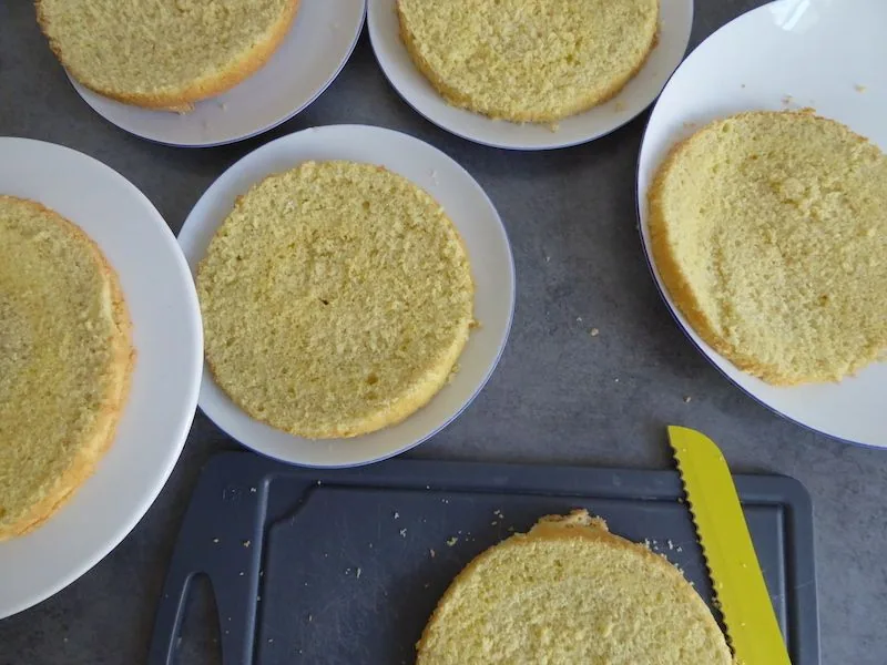 Layer cake aux citrons de Nice sans gluten et sans lactose