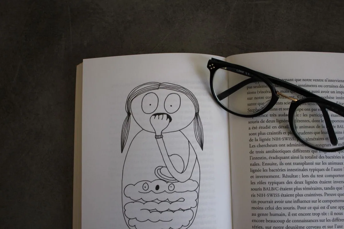 Un livre: "Le charme discret de l'intestin "de Gulia Enders