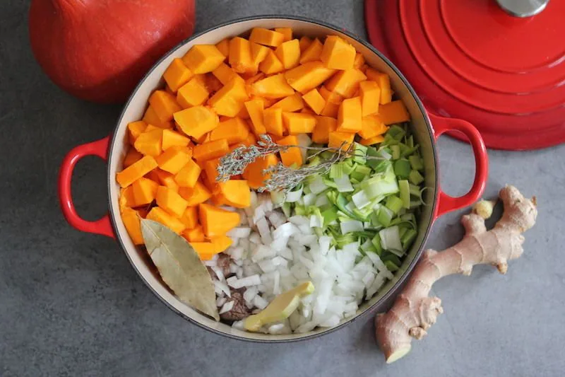 Mijoté de boeuf fondant au potimaron