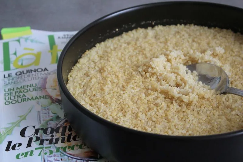 Poêlée de tomates cerises et févettes et  quinoa au four !