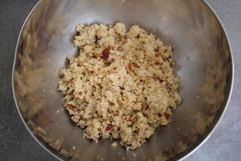 Crumble fraise rhubarbe sans gluten