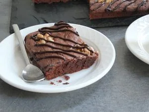 Brownies aux noix et  à la farine de Teff sans gluten