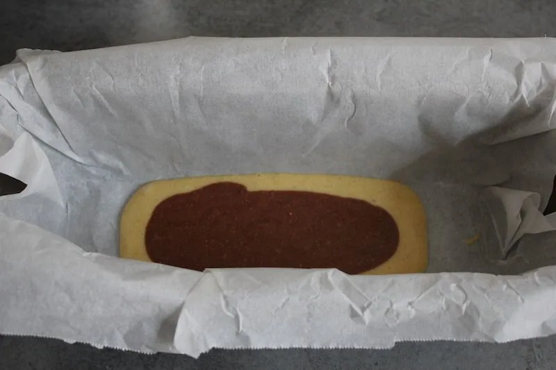 Zébra cake vanille-chocolat  sans gluten