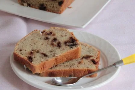 Banana-bread aux pépites de chocolat (sans gluten)