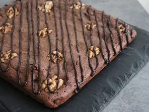 Brownies aux noix et  à la farine de Teff sans gluten