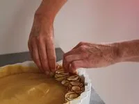 Tarte aux pommes bouquet de roses sans gluten
