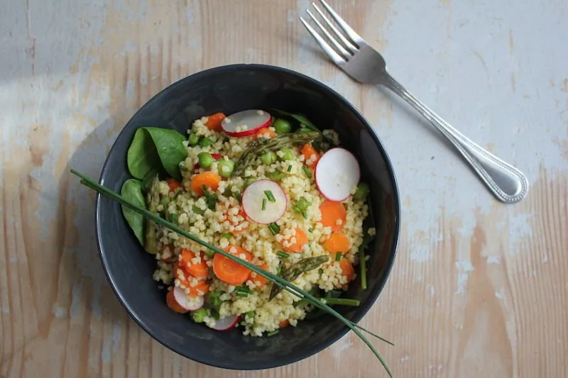 Salade printanière de millet